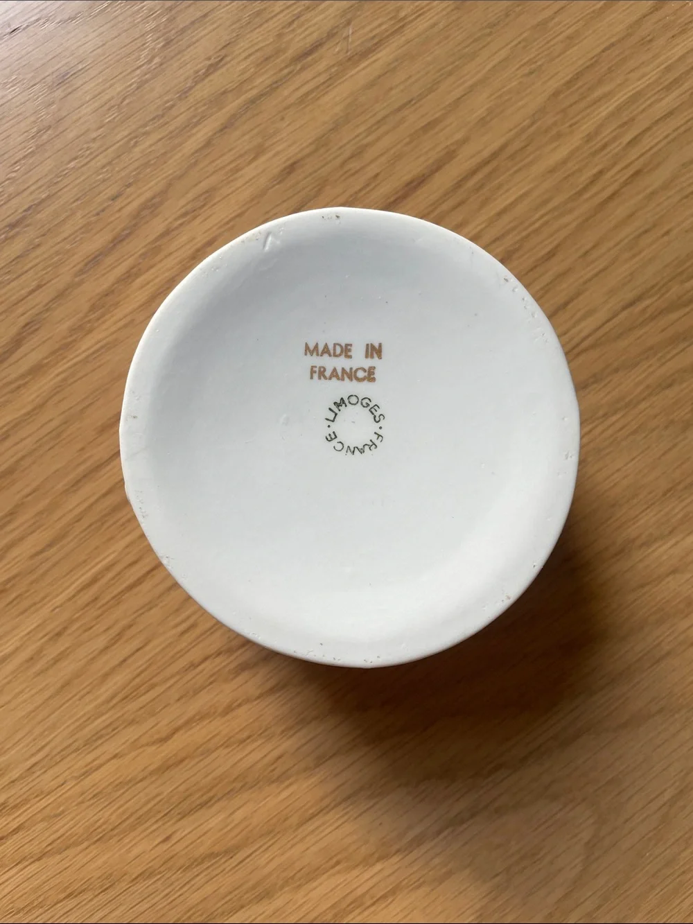 Vintage Limoges White Porcelain Trinket Box